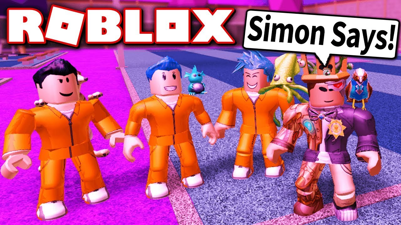 YOUTUBER ONLY SIMON SAYS in Roblox Jailbreak!!