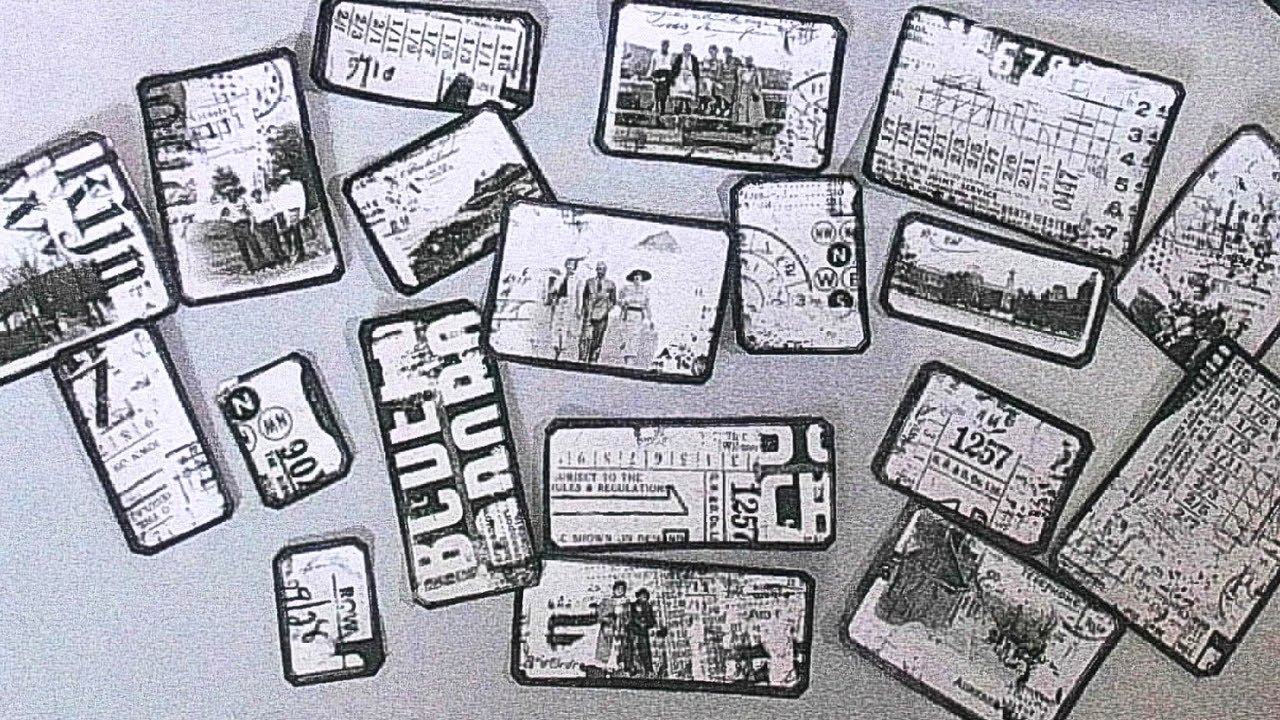 TIM HOLTZ COLLAGE LABELS! SO FUN AND EASY!