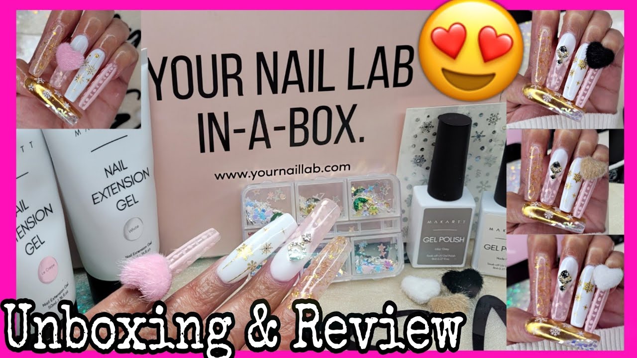 Trying Makartt Your Nail Lab Subscription Box | My First Time | Luxe Box #review #diynails