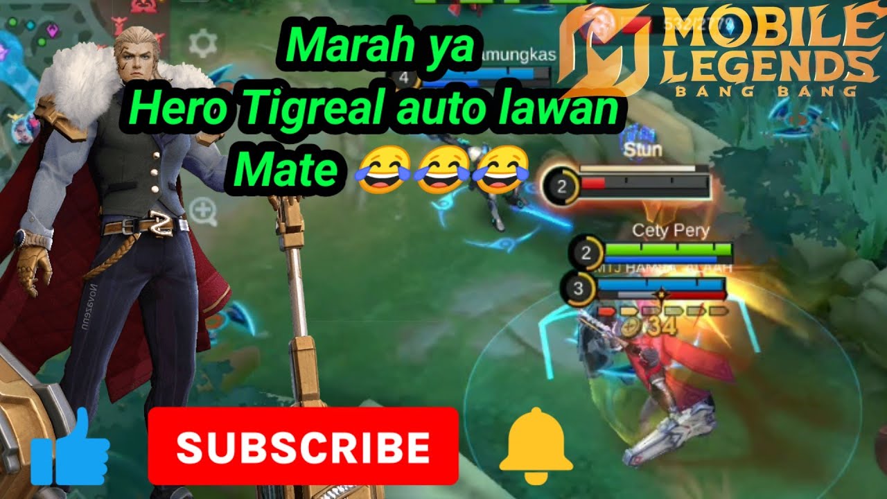 Hero Tigreal terkuat untuk user tank pemula mobile legend bang bang #gameplaytigreal #mobilelegends