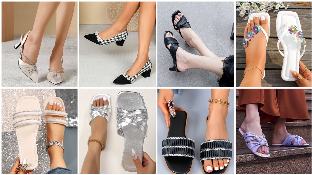 SOFT ELEGANT 2025 MOST COMFORTABLE SHOES SLIPPERS WEDGES FLAT  LATEST OFFICE STYLE SHOES 05