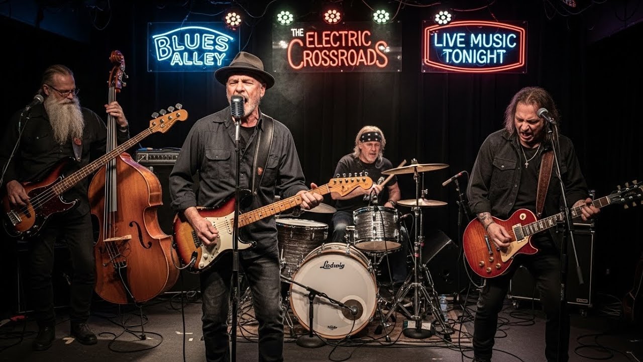 Etta James, Eric Clapton, Hendrix – Soulful Blues Rock Ballads, Nostalgic Retro Blue Heart Echoes