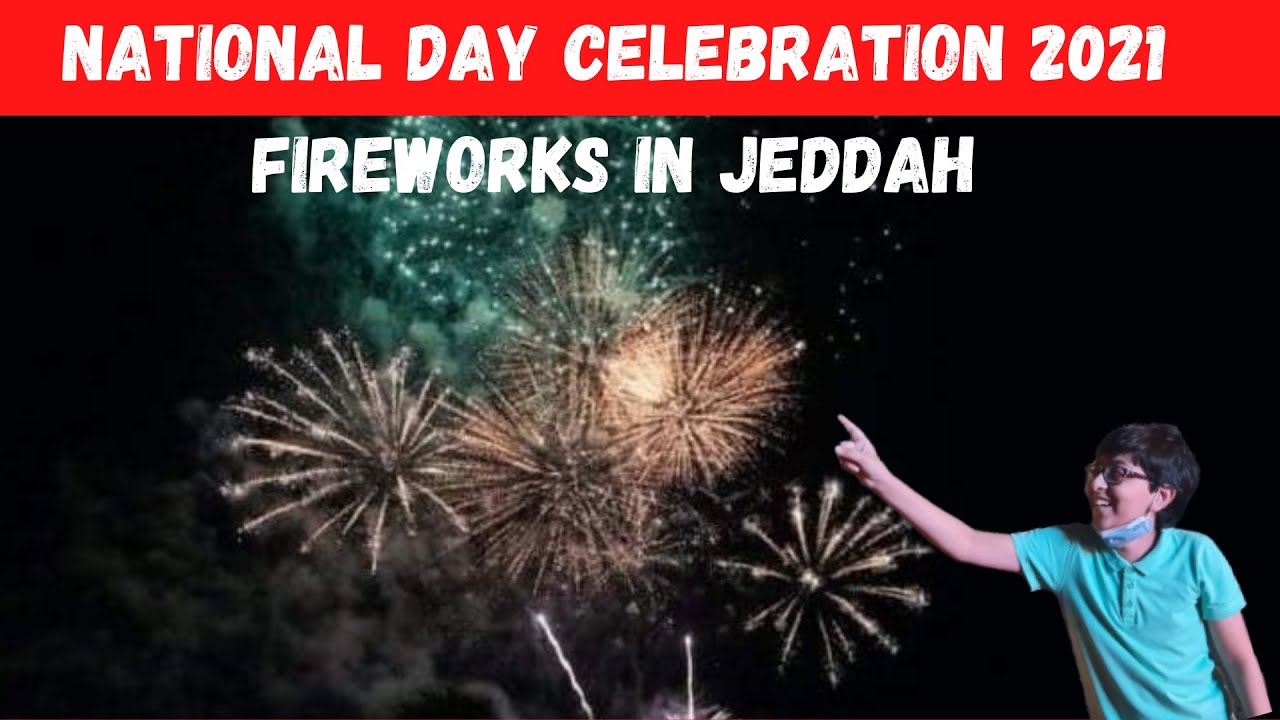 🔥Fireworks show in Jeddah II National day celebration of Saudi Arabia 2021 🇸🇦