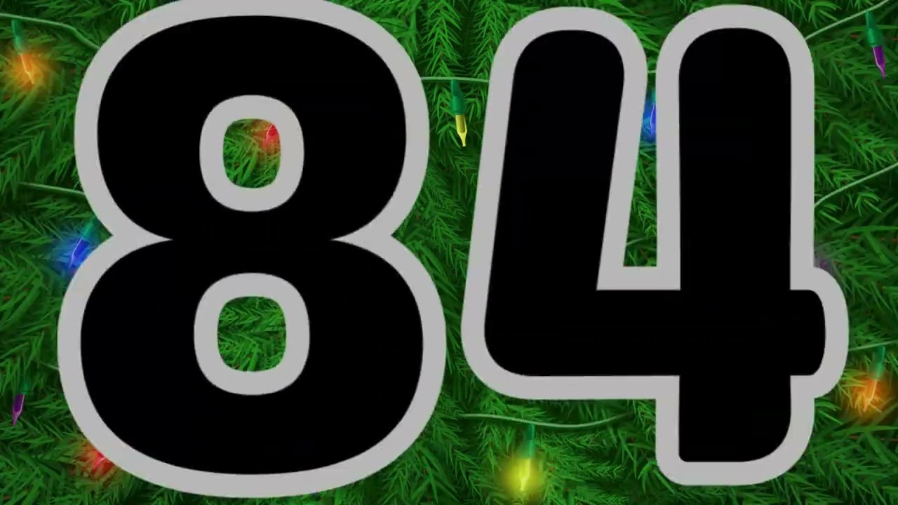 Christmas Counting by 2's to 100