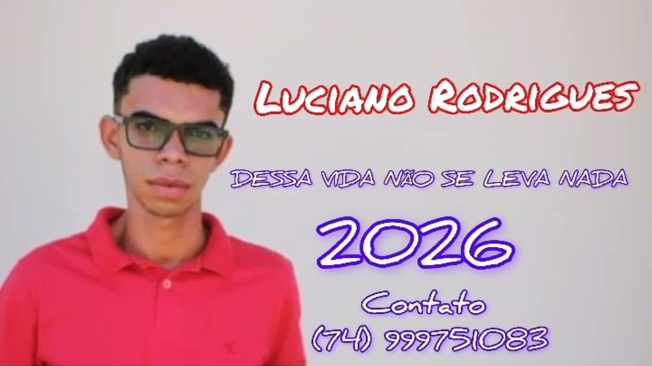 LUCIANO RODRIGUES _ DESSA VIDA NÃO SE LEVA NADA ( cover Cida e Cauã)