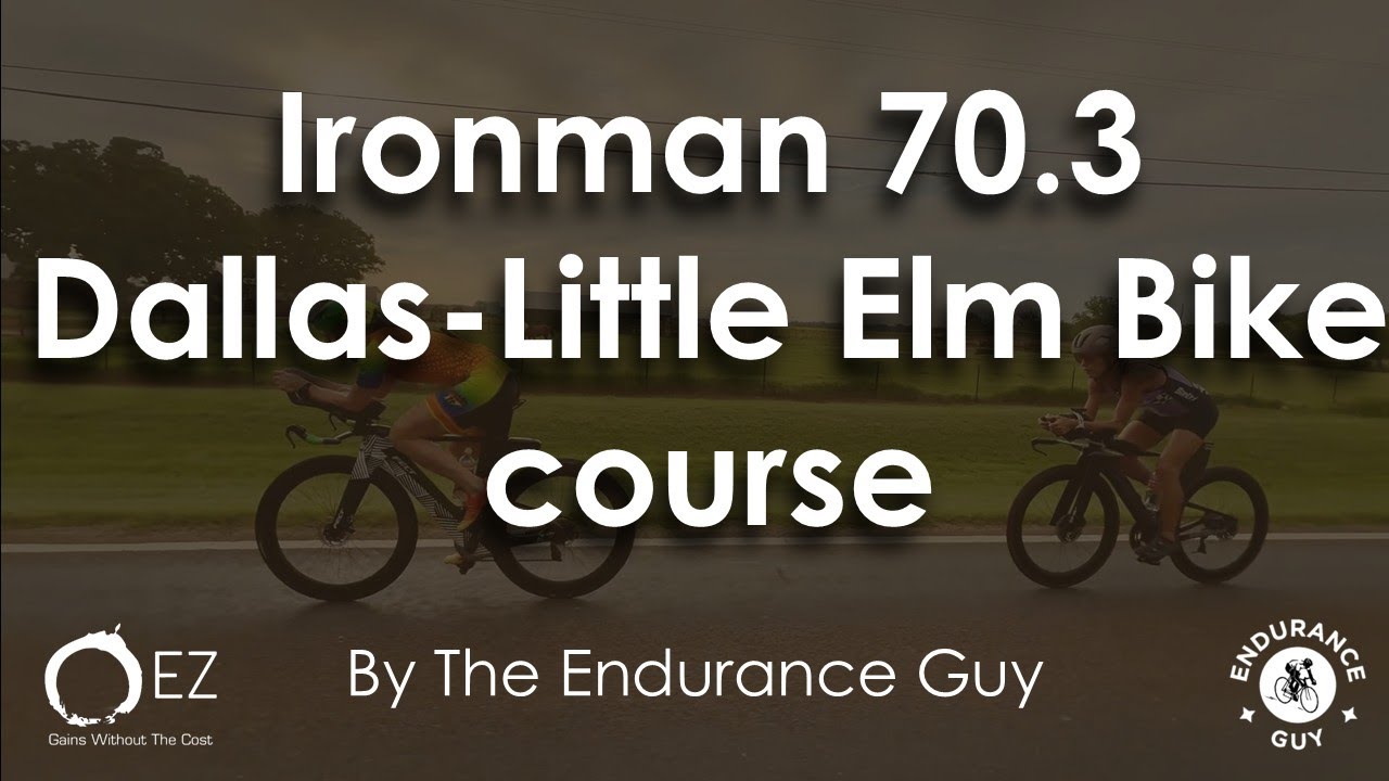 IRONMAN 70.3 Dallas–Little Elm 🇺🇸 Fast Bike Course Along North Texas Roads