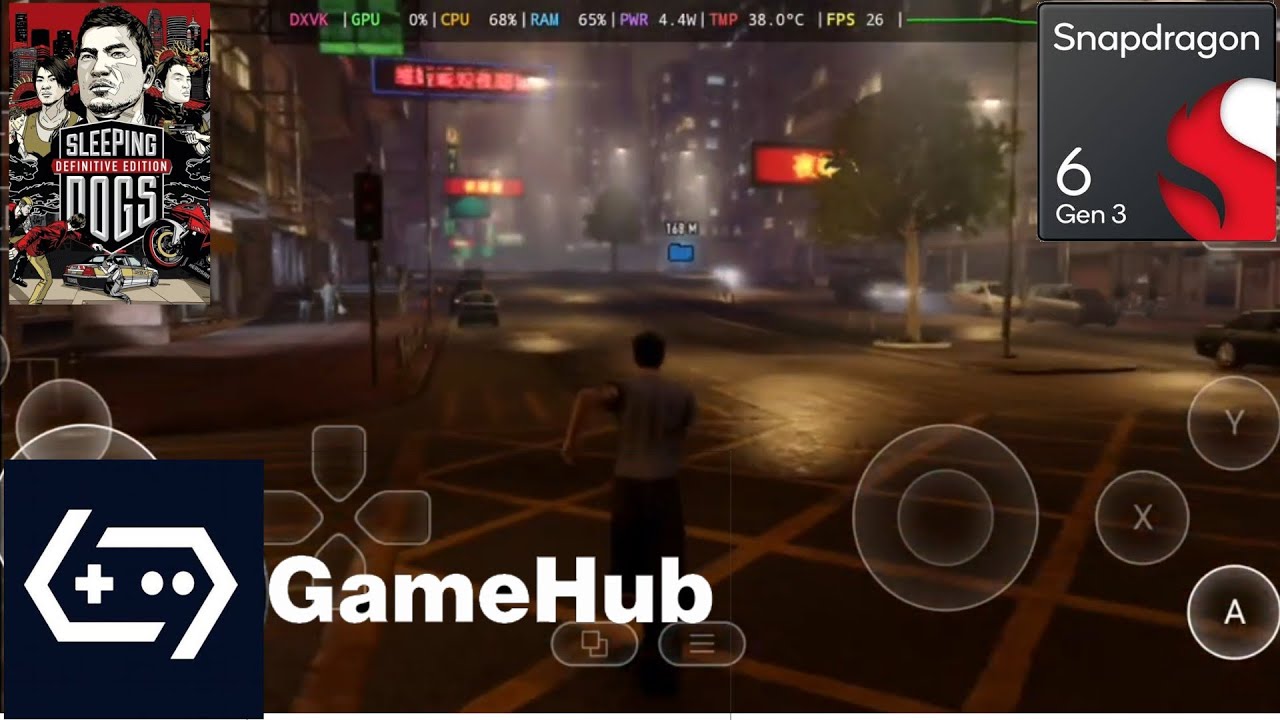 pain on android gamehub 5.3.5 Sanpdragon 6 gen 3 | SLEEPING DOGS
