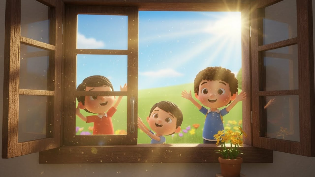 Sunny Day Fun Song ☀️ | Happy Kids Song | Playful Nursery Rhyme