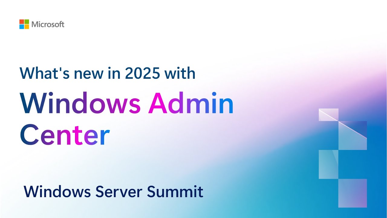 What's new in 2025 with Windows Admin Center