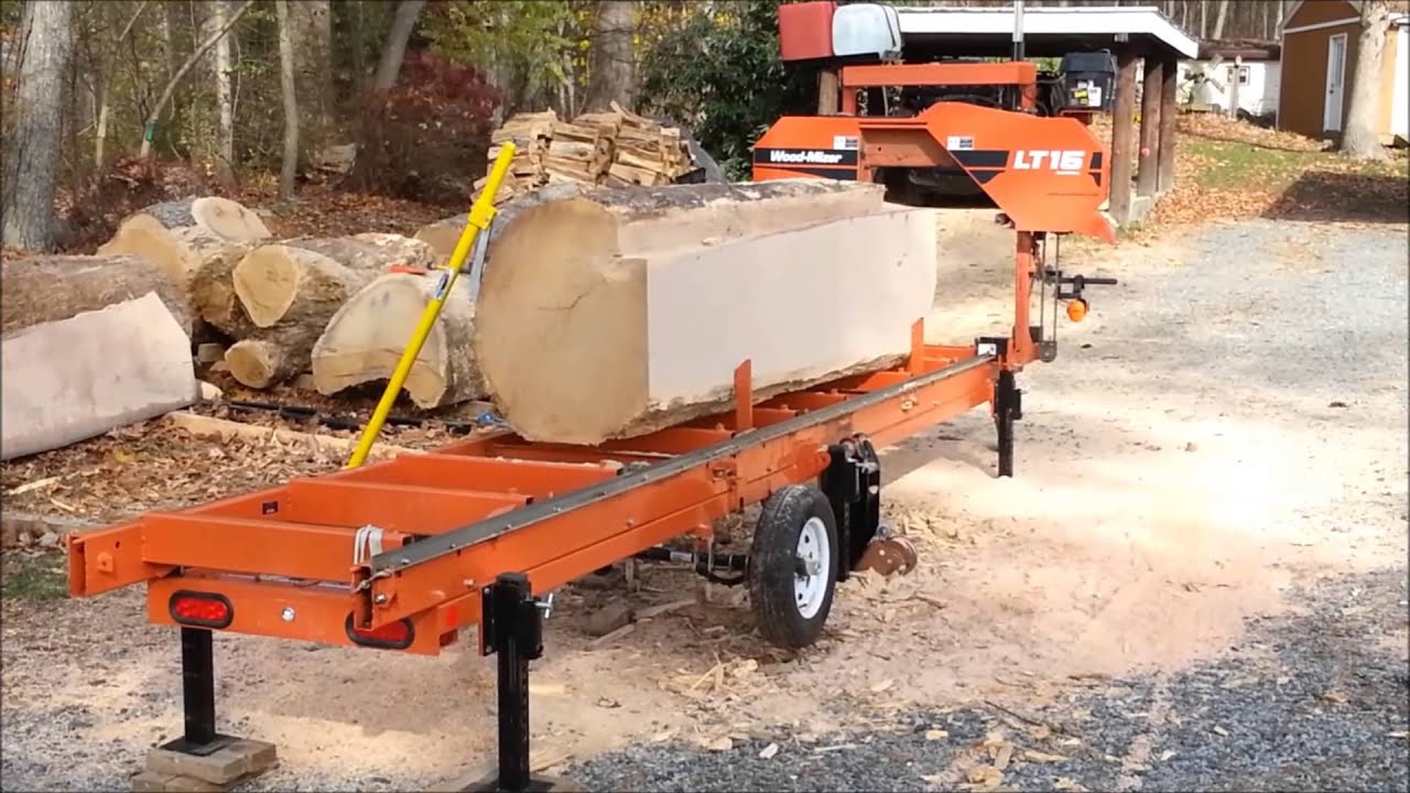 LT-15 Wood Mizer mills Monster Oak