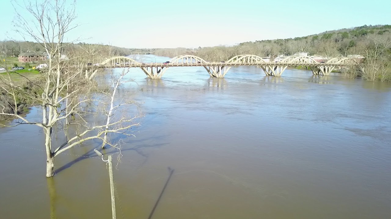 Coosa River Wetumpka flooding February 2020