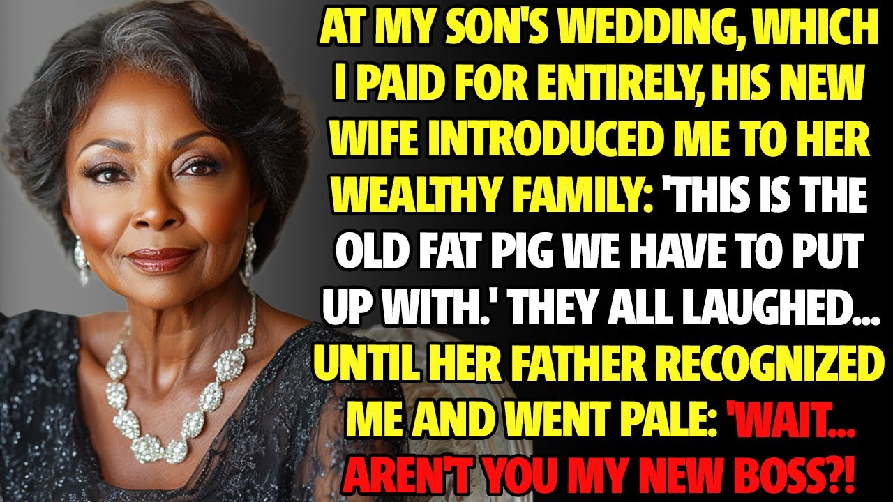 “My daughter-in-law called me a pig at my son’s wedding”—then discovered I was her father’s new CEO!