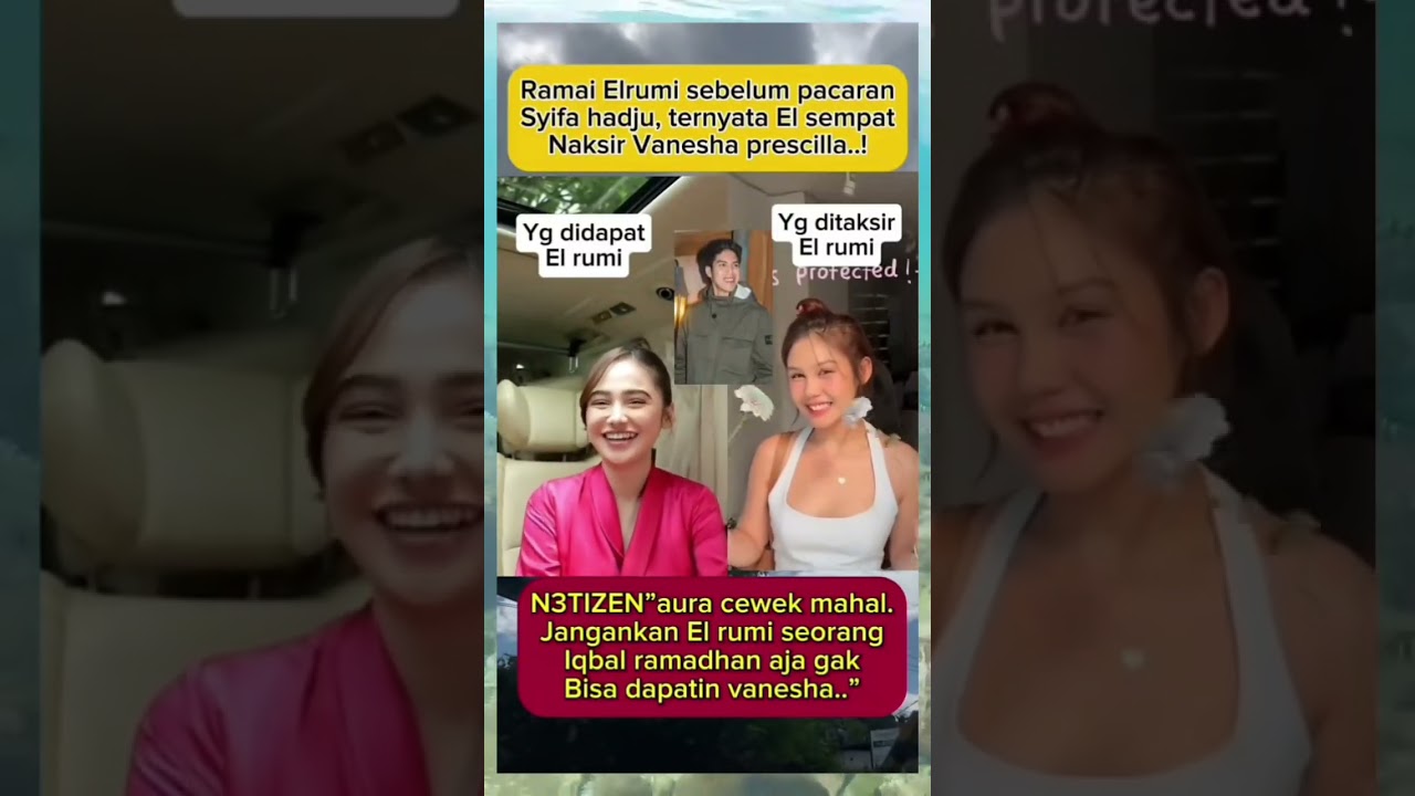 Sebelum pacaran sama syifa hadju el rumi sempat naksir vanesha #trending #shorts #selebriti #artist
