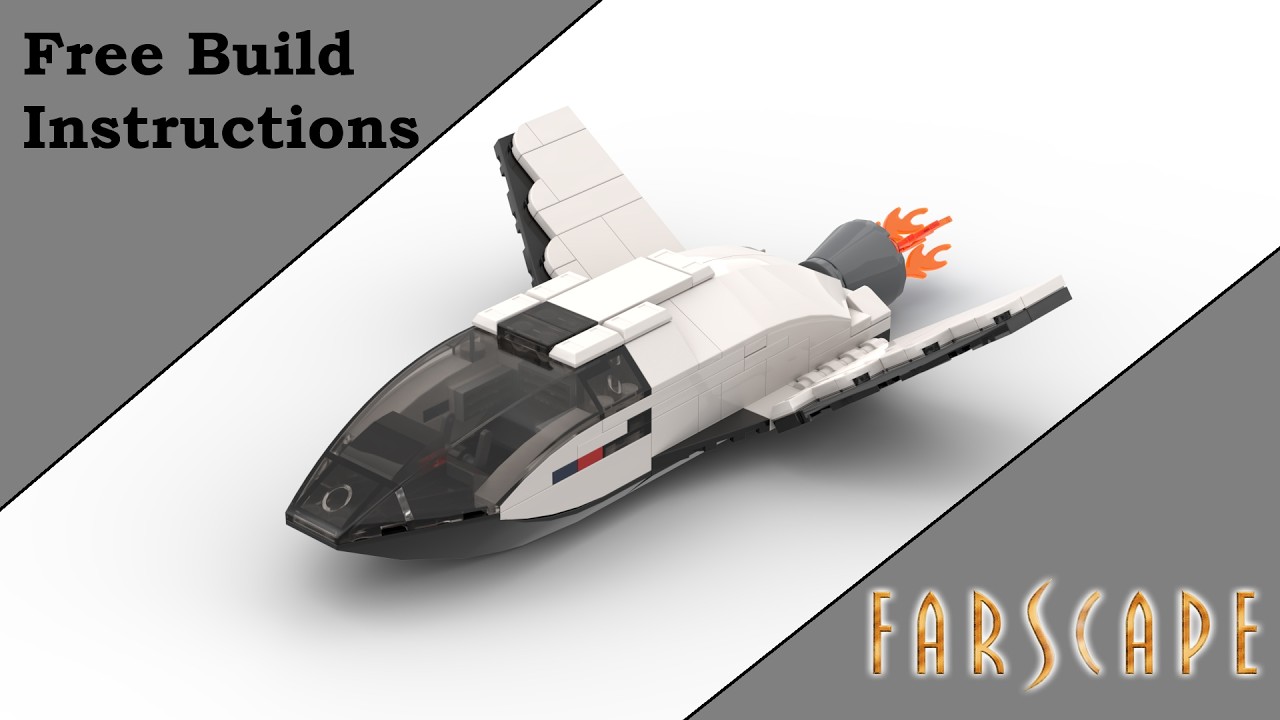 FREE INSTRUCTIONS | LEGO FarScape - Farscape One MOC #lego #farscape  #legomoc
