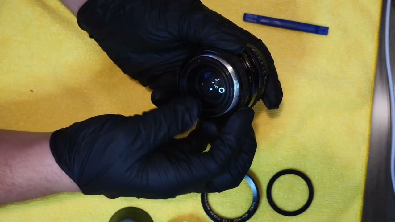 Lens Repair: 28 mini wide front element removal (sigma,protomaster)