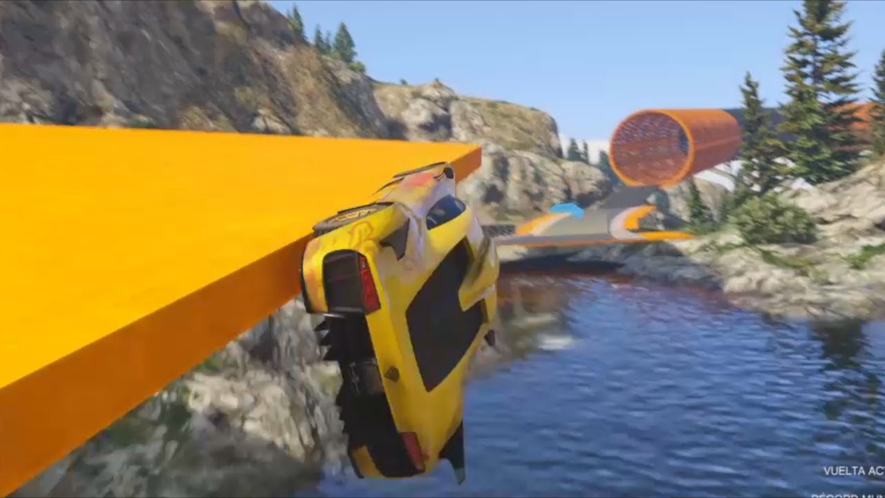 GTA 5 Online - Stunt Races - Shortcuts, Brakeboost, Skip Ramp