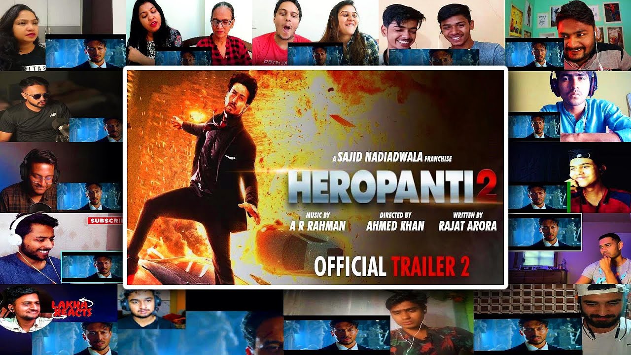 Heropanti 2 - Official Trailer 2 | Tiger Shroff | Nawazuddin Siddiqui | Mashup Reaction Factory