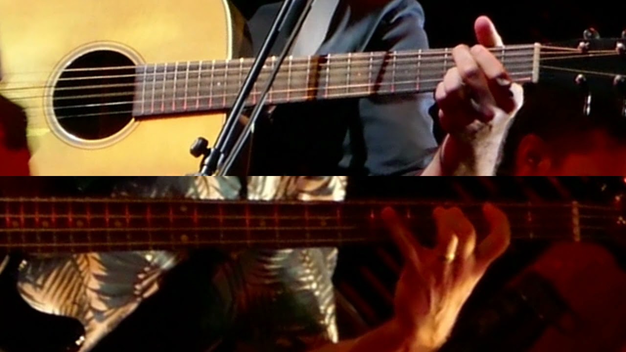 Dave Matthews & Stefan Lessard's hands playing 