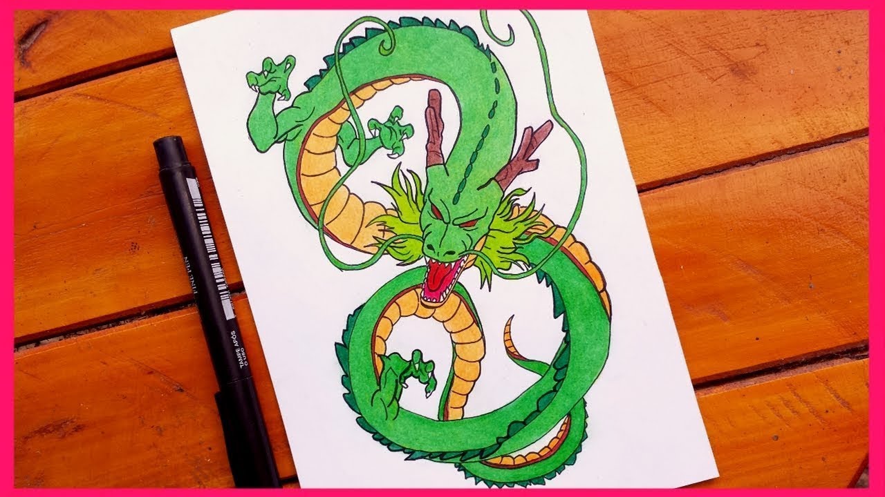 Cómo dibujar a dragonball shenlong 720p