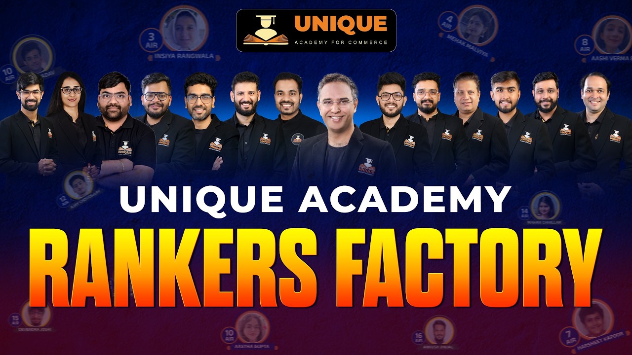 Unique academy= rankers factory