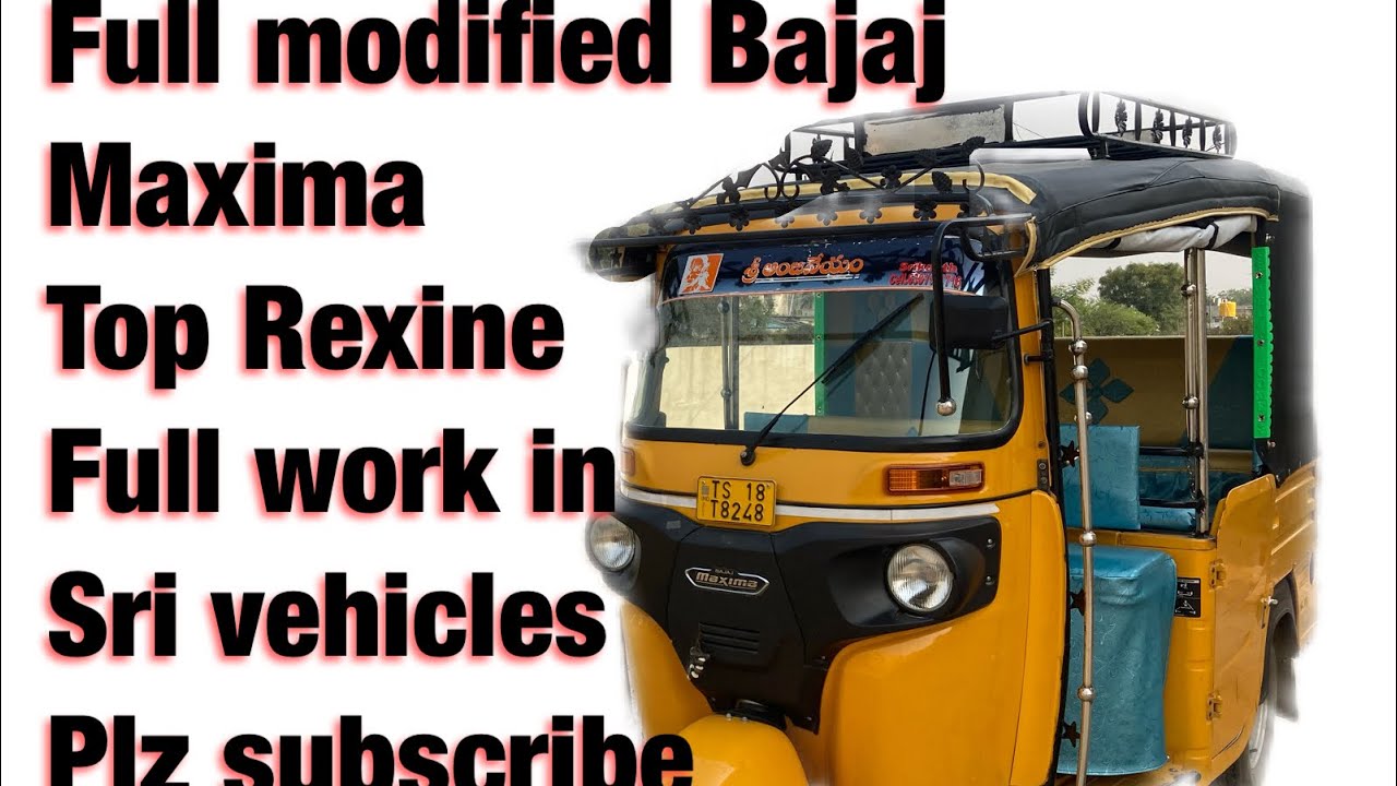 Bajaj maxima full modified in Sri vehicles please subscribe
