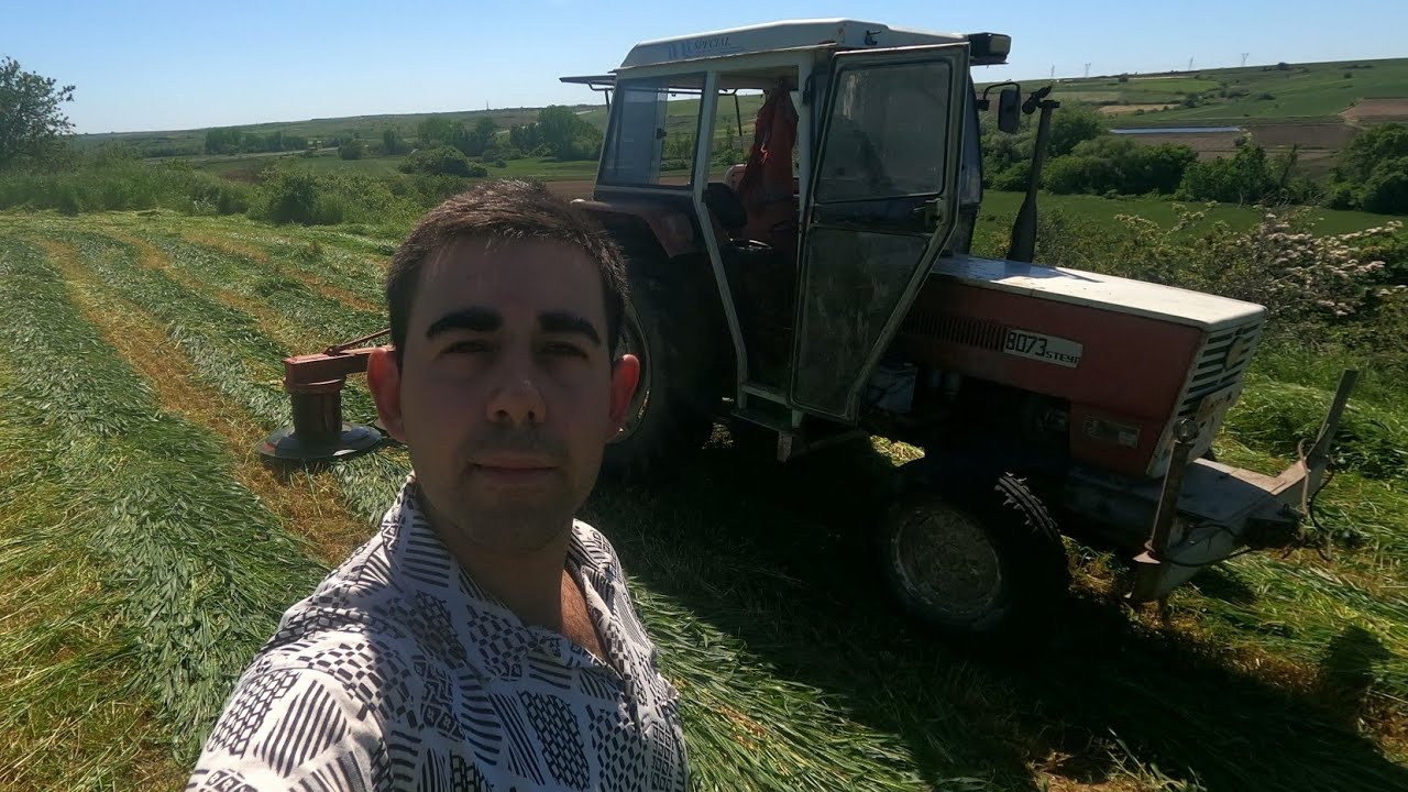 STEYR ile Zor Anlar 😨 | Tınaz Tamburlu Çayır Biçme + Steyr 8073s