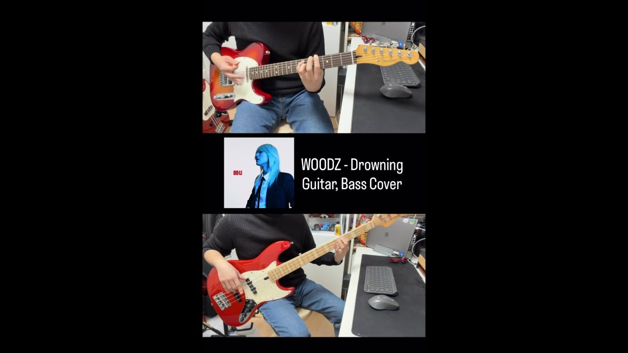 WOODZ - Drowning (Guitar, Bass Cover)