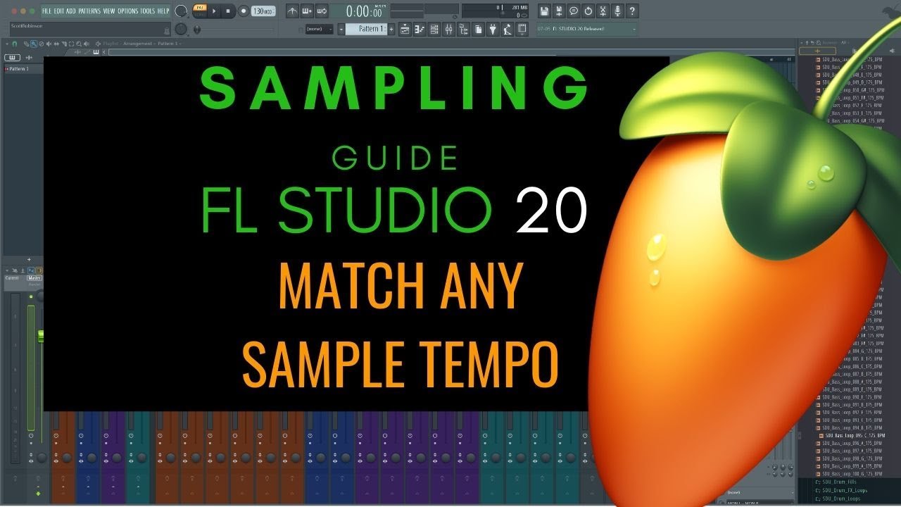 How to Match Sample With Tempo FL Studio - Sampling with FL Studio 20 #3