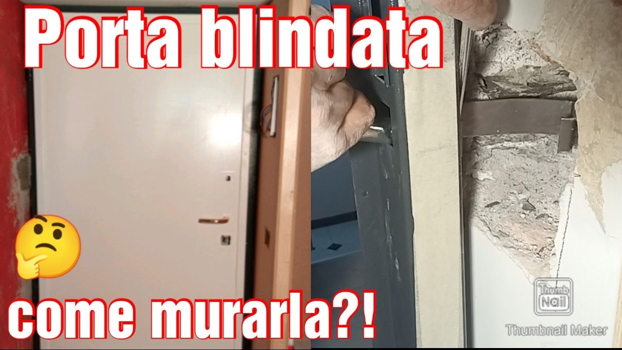 Come murare una porta blindata