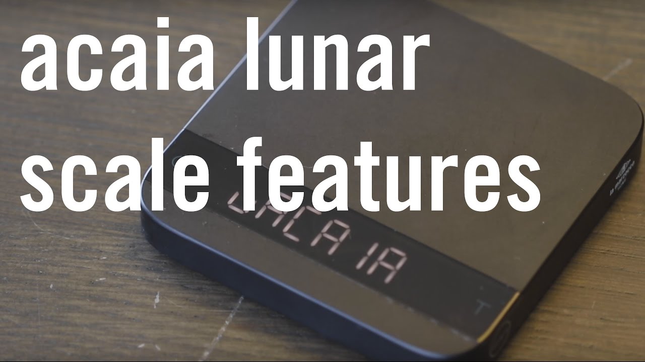 Acaia Lunar Scale Features | La Marzocco Home Tips & Tricks