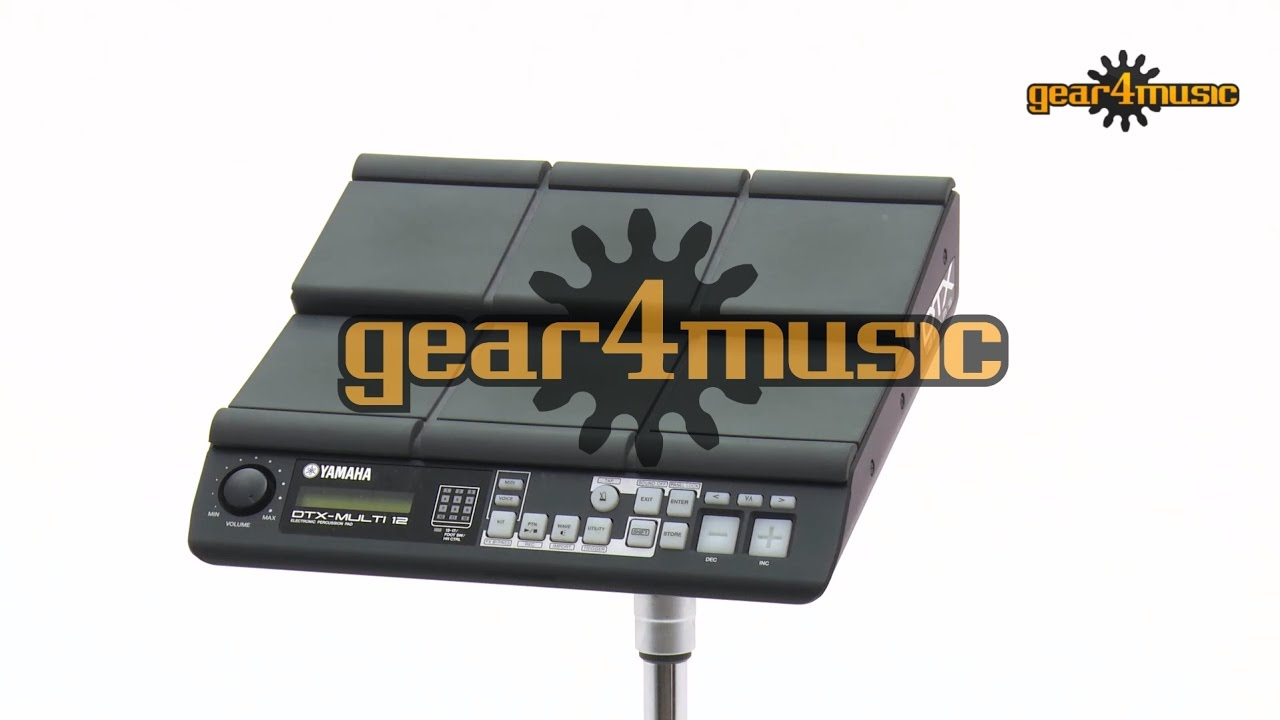 Демонстрация ударного пэда Yamaha DTX-Multi 12