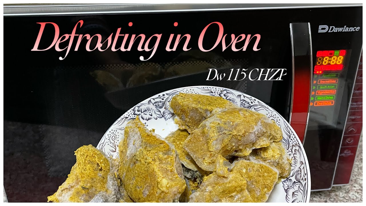 How to defrost in microwave oven??||Healthy defrosting ||Dw 115 CHZP