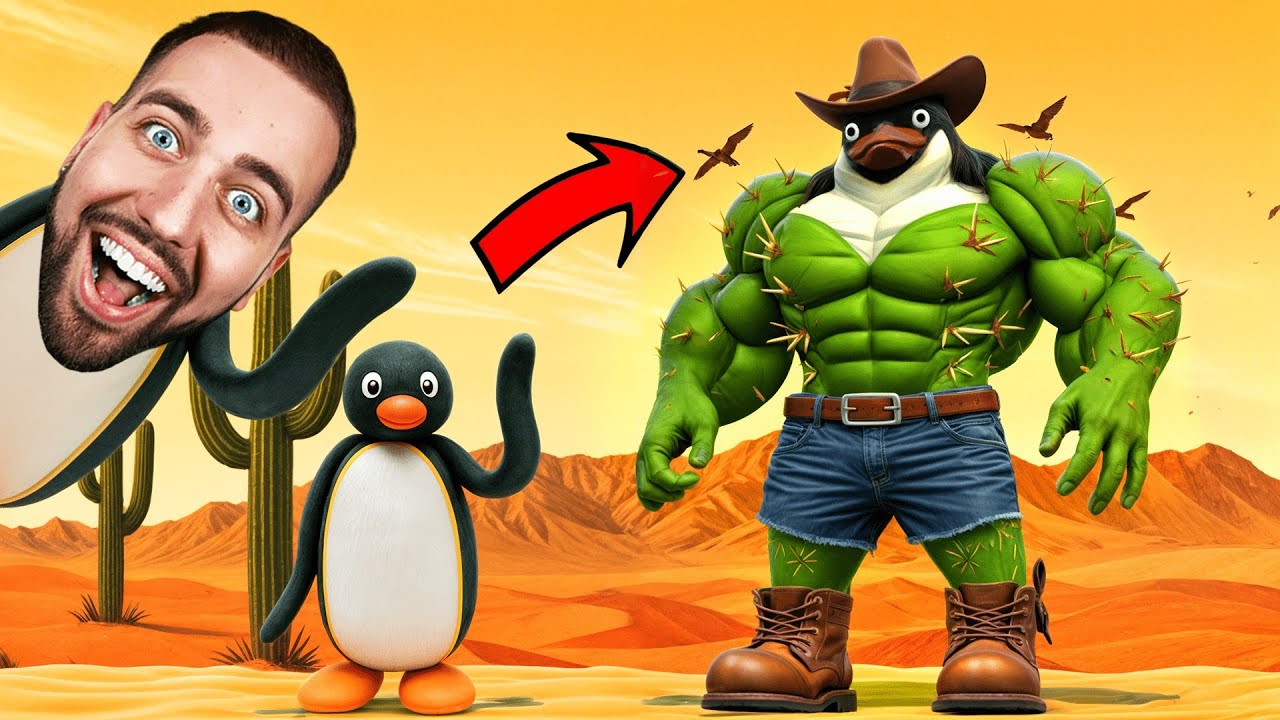 NOUVEAU PENGUINELLI CACTUSSINI BRAINROT : LE PINGU BRAINROT !!