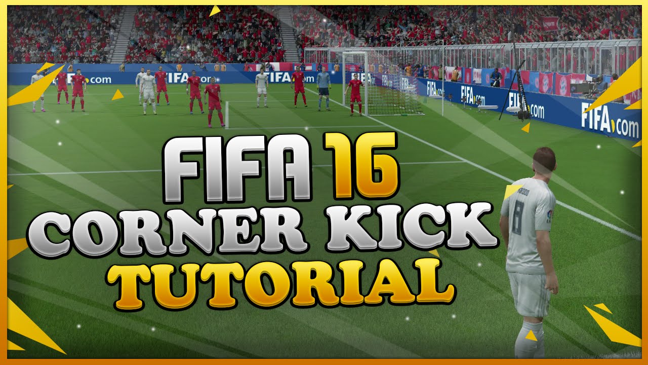 FIFA 16 CORNER KICK TUTORIAL - UNIQUE METHOD FOR SCORING GOALS / BEST HIDDEN TECHNIQUE