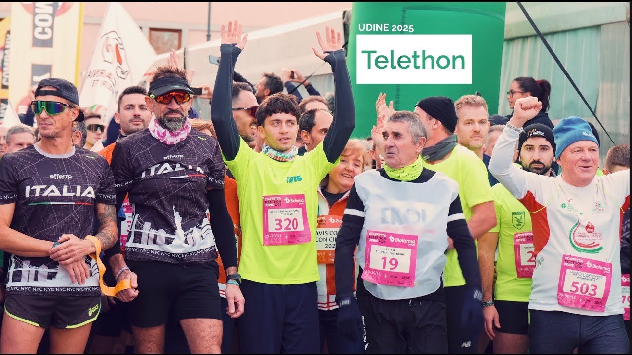 TELETHON 2025 - 26mila atleti 1060 squadre