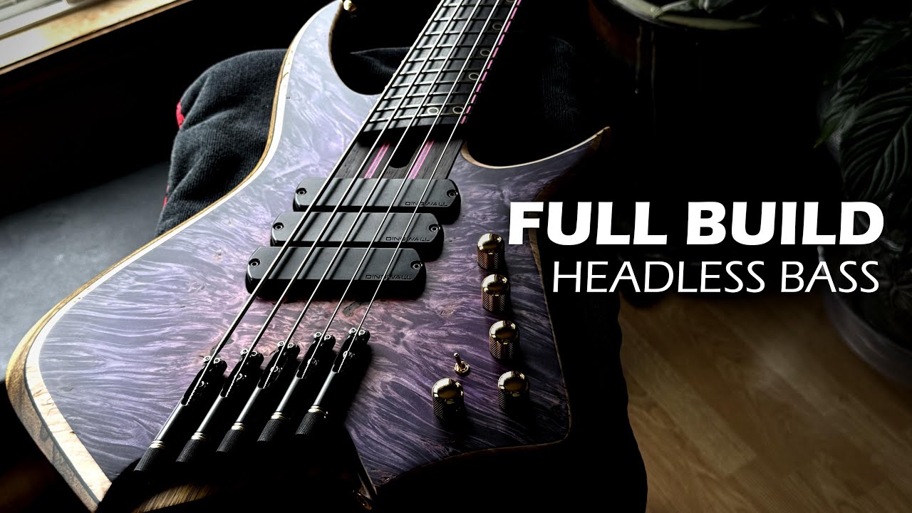 I Built a Headless Bass with Dingwall Pickups (Full Build & Demo)
