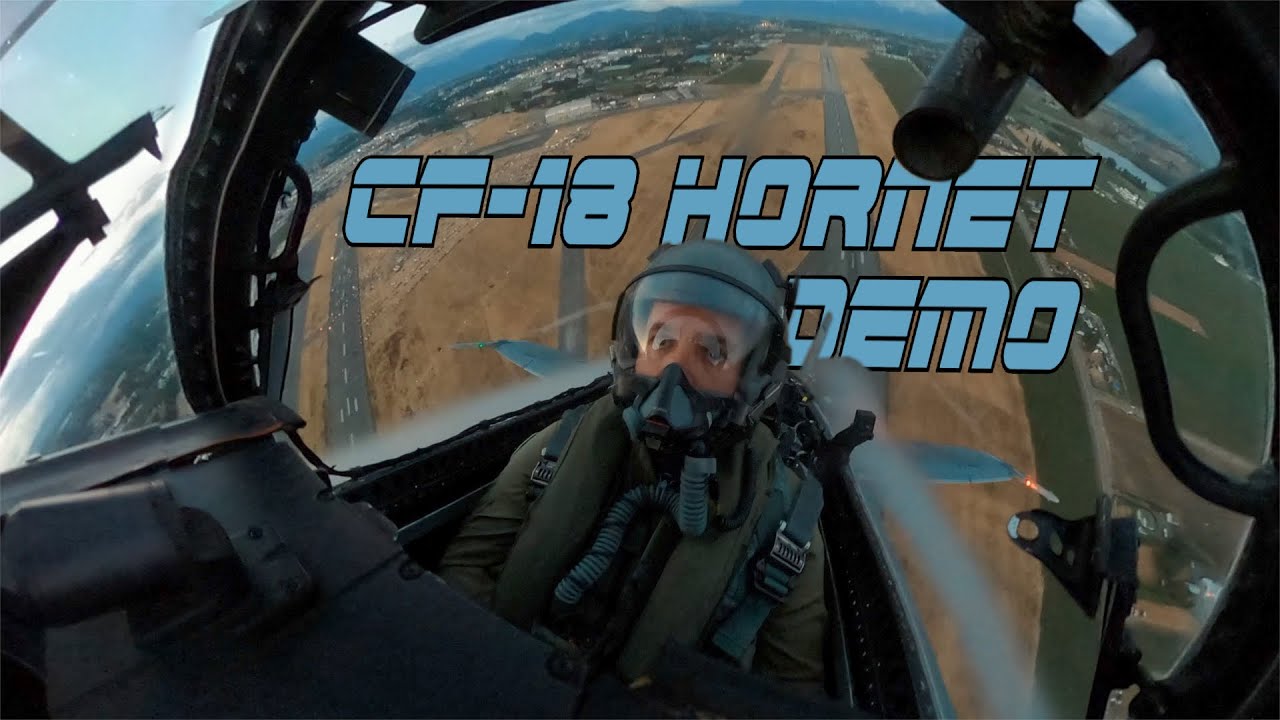 Inside The Cockpit - CF-18 Hornet Demo Team - Abbotsford Airshow 2021