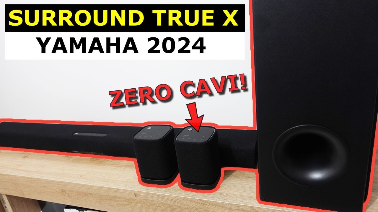 IL PRIMO IMPIANTO SURROUND con Satelliti True Wireless! Yamaha Surround True X Recensione