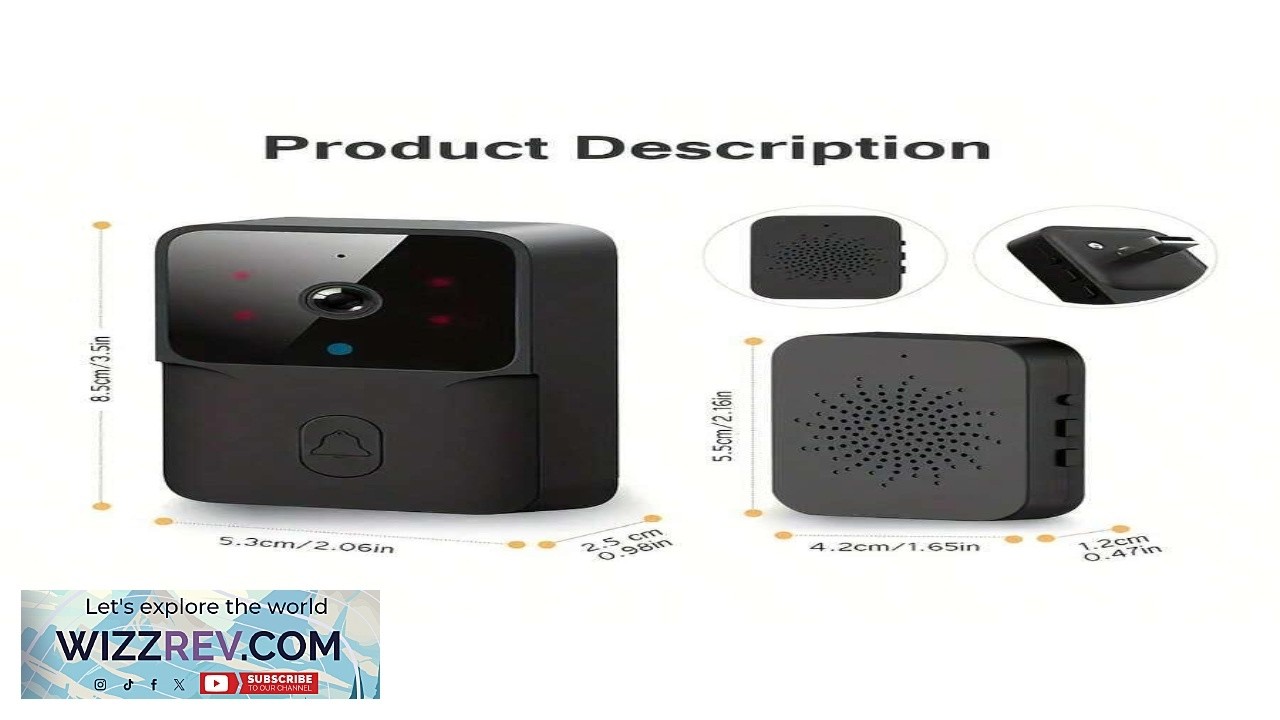 1 Smart Home Intercom Smart Doorbell Wireless High Definition Video Doorbell Camera