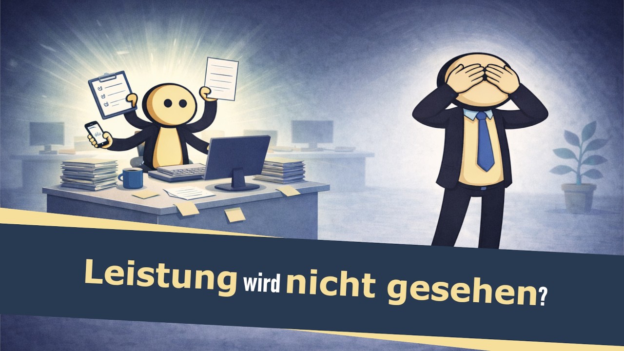 Unsichtbare Leistung im Job: Warum du übersehen wirst