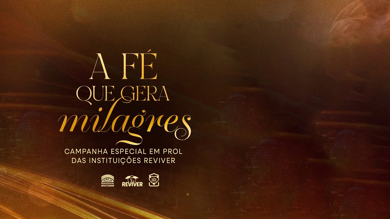 Antonia Borchardt | Fundação Reviver | A fé que gera milagres | IPDA AO VIVO | 19/03/2026