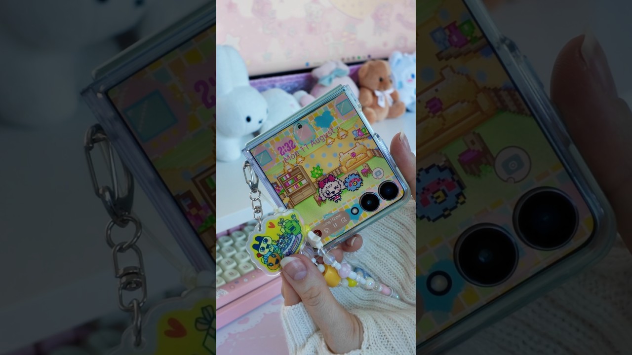 cute phone case haul for my z flip 7 💗✨️ #kawaiiphone #galaxyzflip7 #customphone #cutephone