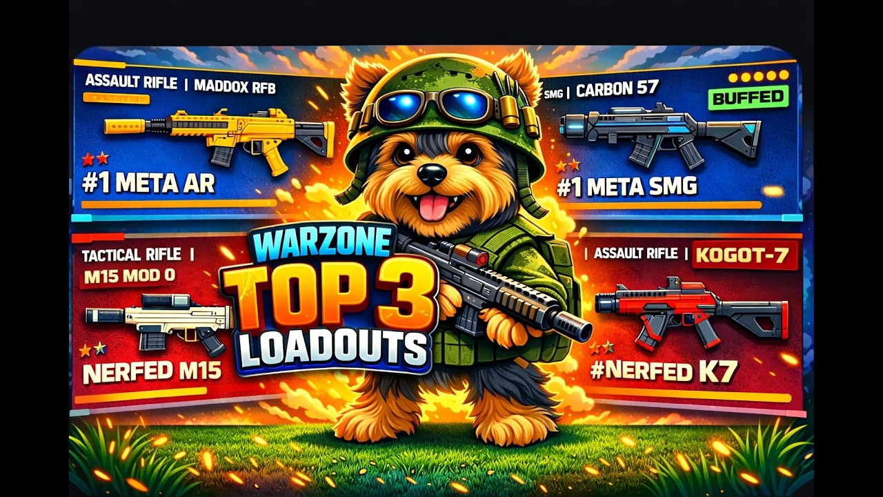 WARZONE: New TOP 3 BEST META LOADOUTS! 👑😍 (WARZONE New Meta)