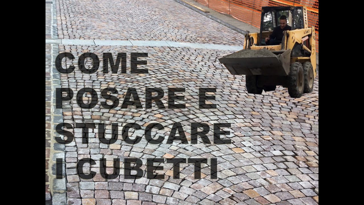 Come si posa il porfido a cubetti a regola d'arte - Radioli Pavimenti