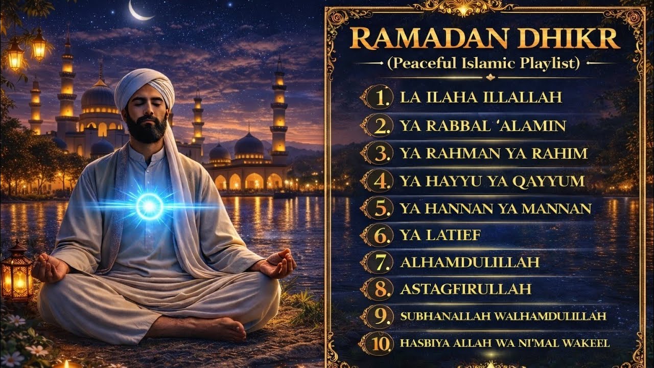 RAMADAN DHIKR Peaceful Islamic Playlist for the Soul