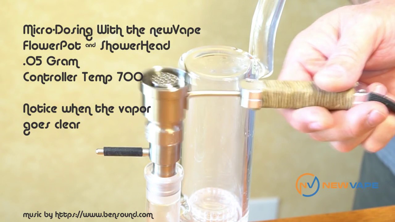 NewVape - FlowerPot Showerhead microdose function video