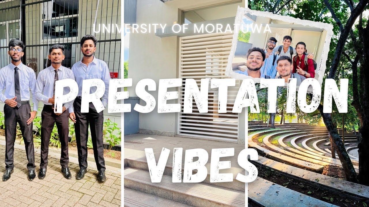 Presentation Day Diaries 💻✨University of Moratuwa