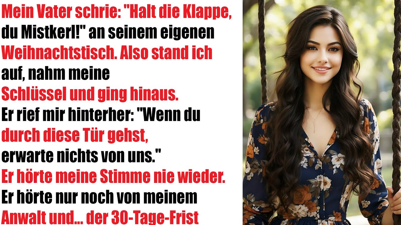 Mein Vater schrie an Weihnachten: „Halt die Klappe, Bastard!“ – Ich stand auf und ging
