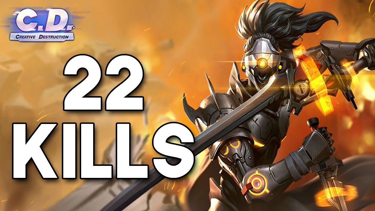 22 Kill solo win - Creative destruction
