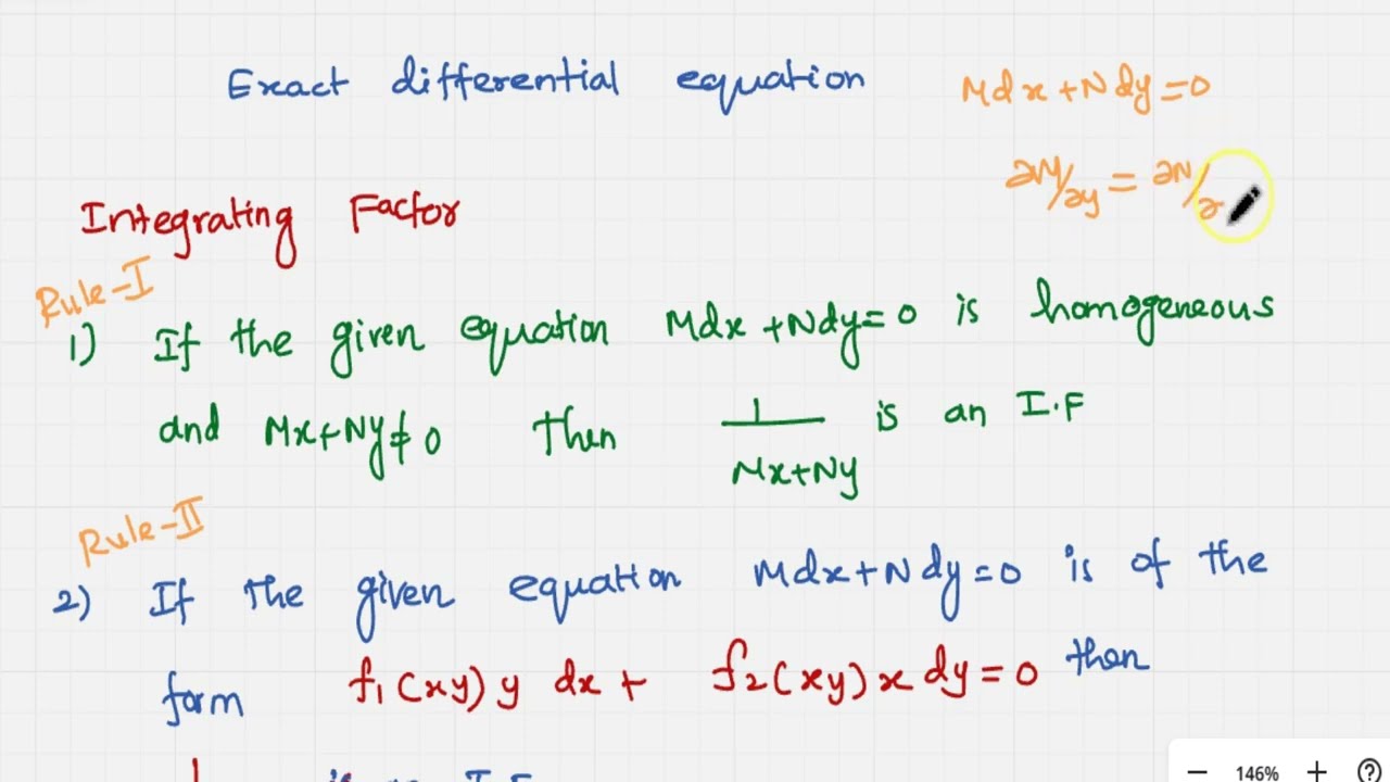 Ugtrb 2026 / MATHS FREE Classes / Integrating factor Differential equations / Tamil